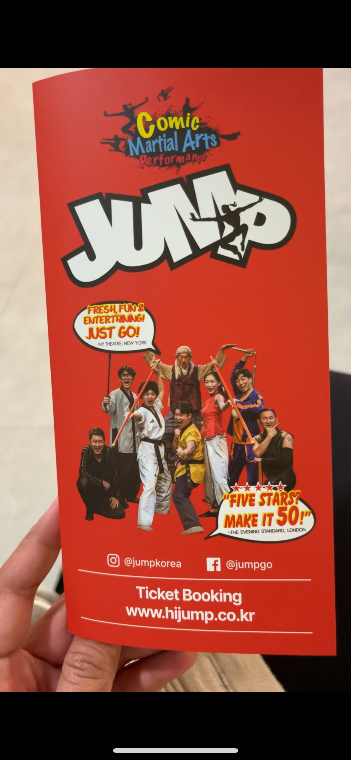 My First Legendary Non-verbal Show in Korea.