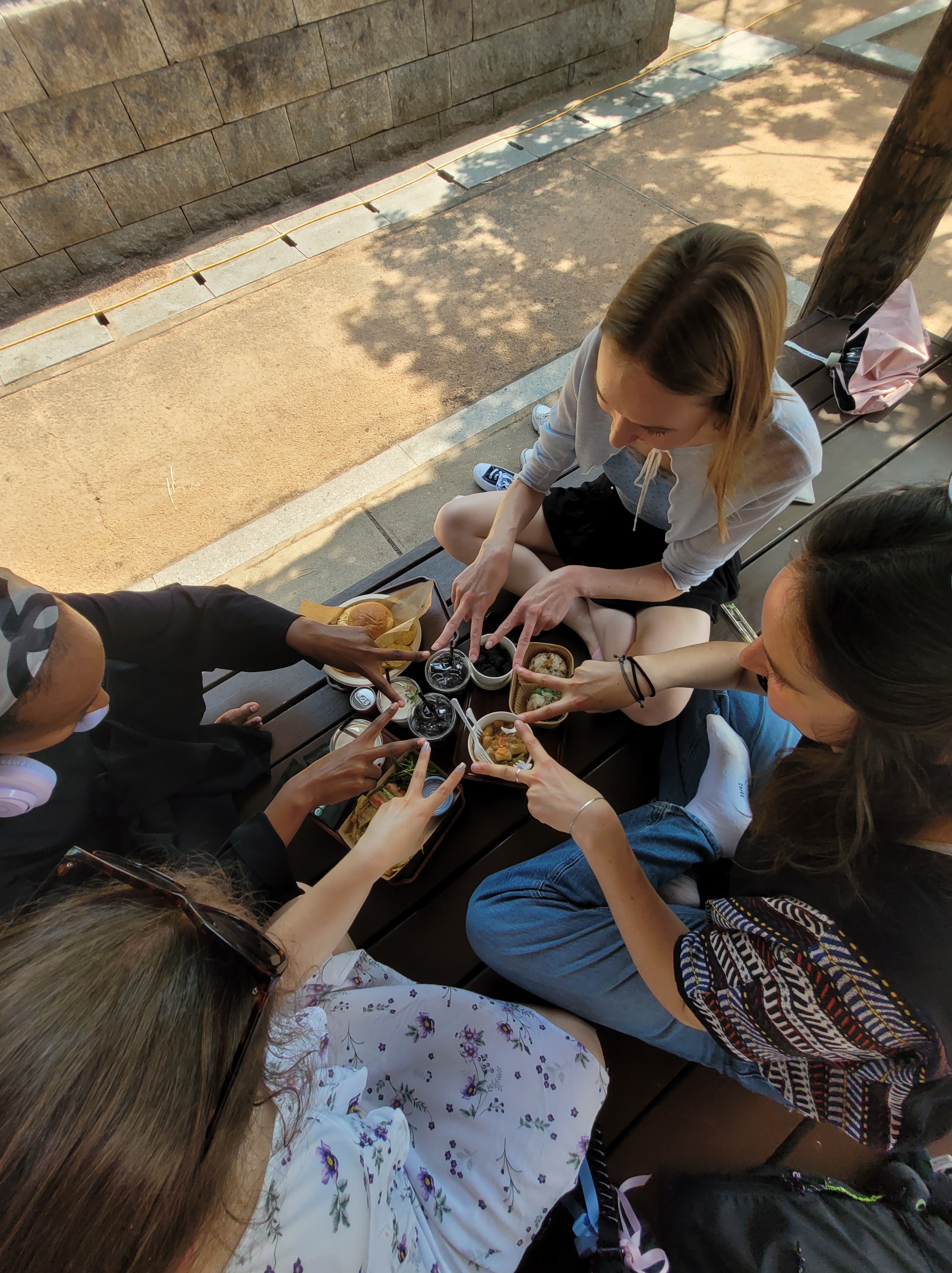 k food tasting at namsangol hanok village